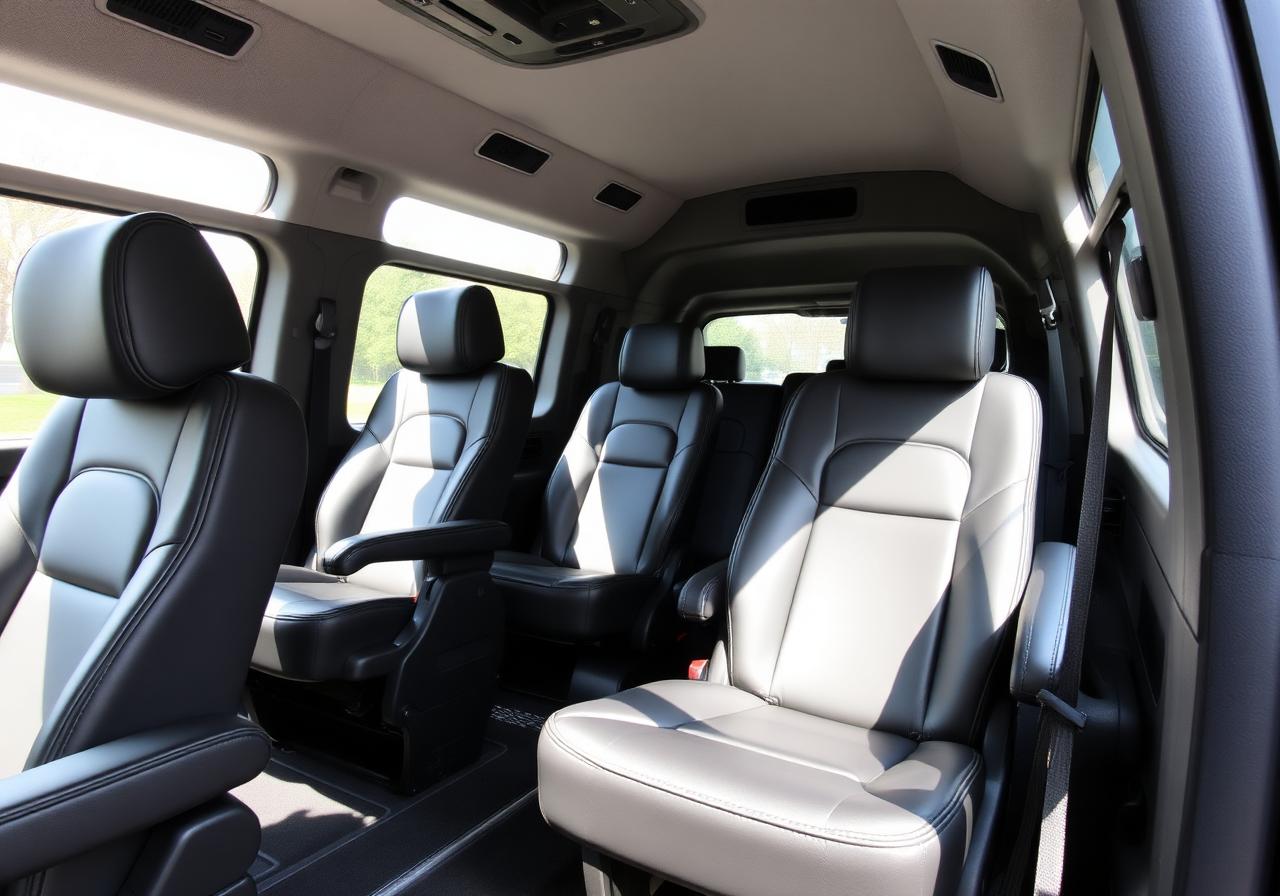 Executive shuttle interior